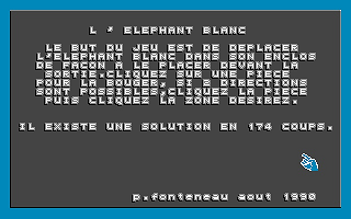 Éléphant Blanc (L) atari screenshot